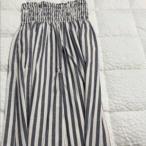 Striped Black and White Women's Dress